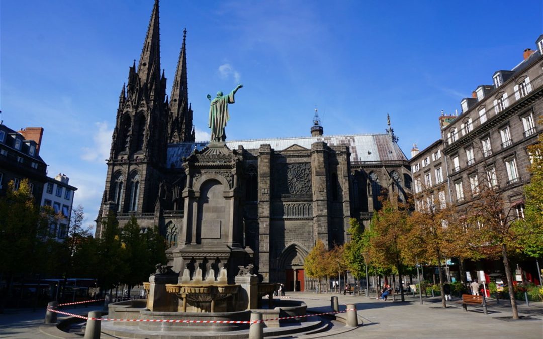 La cathédrale gothique de Clermont-Ferrand